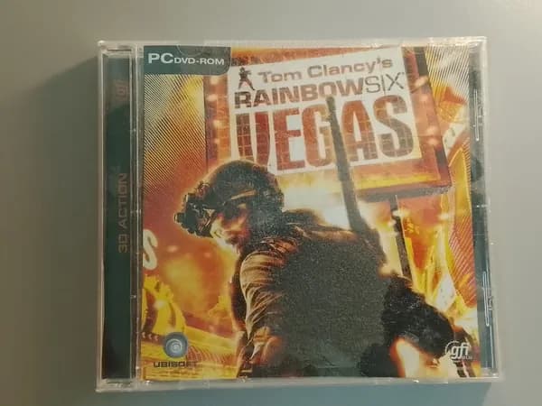 Диск с винтажной игрой для слабого ПК Tom Clancy s Rainbow Six: Vegas (Русская версия, PC DVD)