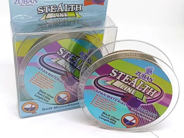 Леска Zuban Stealth Line 3D, 0,18 мм, 30м