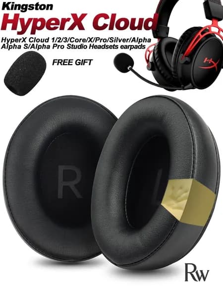 Амбушюры HyperX Cloud 123 Alpha II III Silver Core X S Pro пенные Белковая кожа пена с памятью