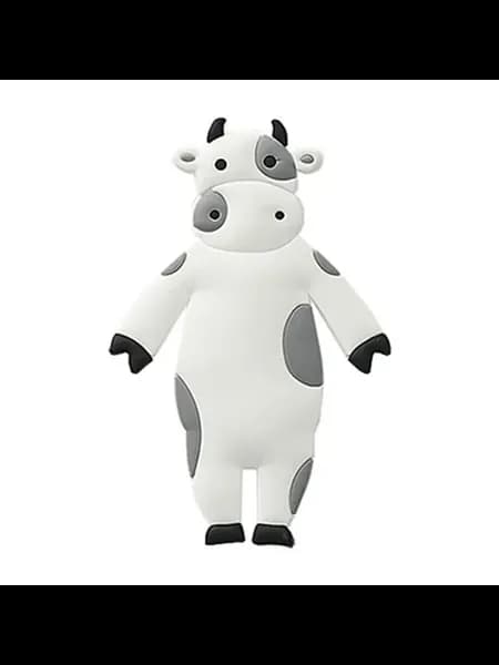Силиконовые крючки-животные Серый, 10
