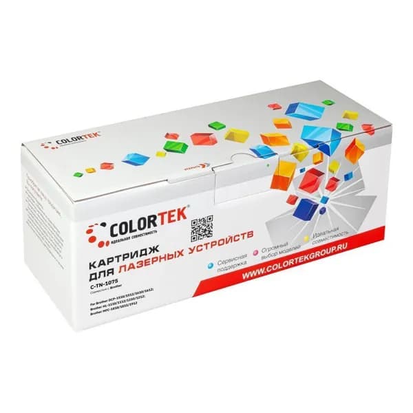 Colortek Тонер-картридж, совместимый, Черный (black), 1 шт