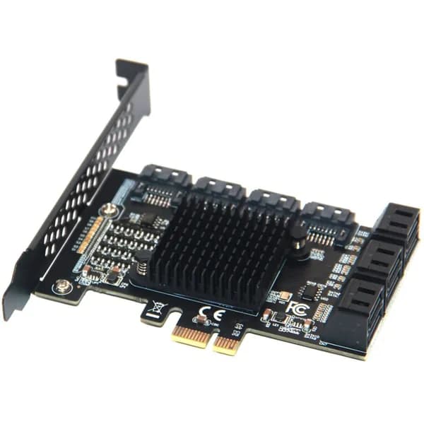 Контроллер PCI-E 1X на 10 Port SATA3.0