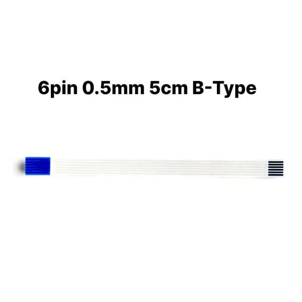 FFC FPC шлейф 6pin 0.5mm 5cm B-Type