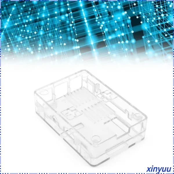 Прозрачный защитный кейс для Raspberry Pi 3B/3B+, с вентиляцией и доступом ко всем функциям, для удобства