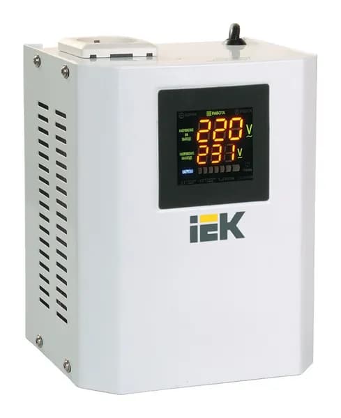 Стабилизатор напряжения IEK Boiler, 0.4кВт белый ivs24-1-00500