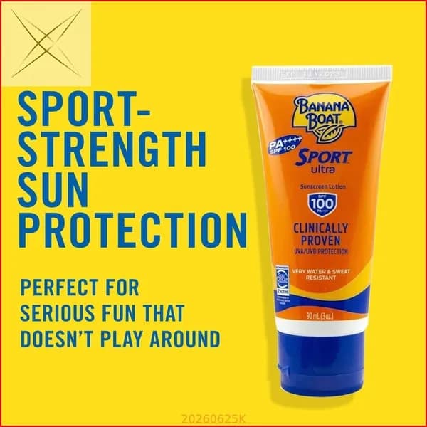 Banana Boat Sport Ultra Солнцезащитный лосьон SPF 100,90 мл