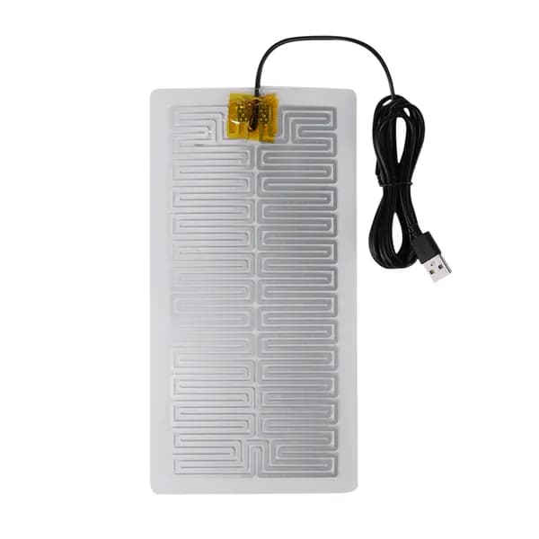 Тепловой коврик с подключением по USB, 21x10 см