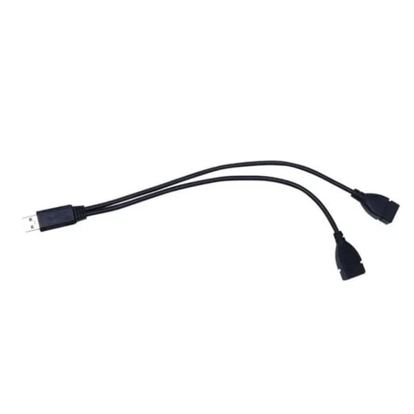 USB 2.0 Адаптер шнур двойной кабель женского разветвления