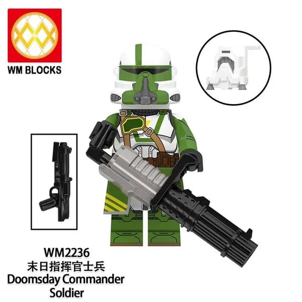 Минифигурки конструктор совместимый с лего Боевой воин WM2236