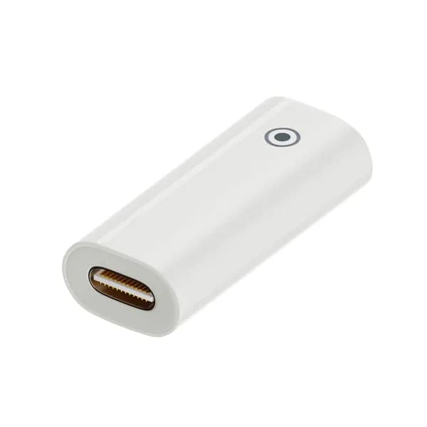 Адаптер Lightning-мама на USB-C-мама для Apple Pencil 1 и 2