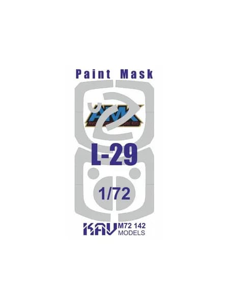 Окрасочная маска на L-29 (AMK) 1:72 KAV M72 142