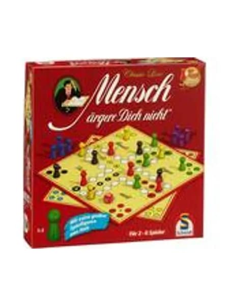 Schmidt Spiele Mensch argere Dich Nicht Classic Line Настольная игра с большими деревянными фигурами, 2-6 игроков