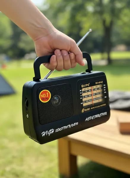 Радиоприемник Радио от сети и батареек портативный KIPO 409AC