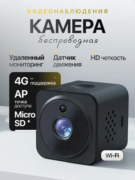 Камера видеонаблюдения мини wifi с ночным видением