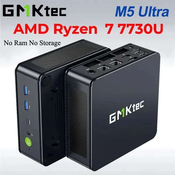 GMKtec Мини-ПК (AMD Ryzen 7 7730U, RAM Отсутствует, )