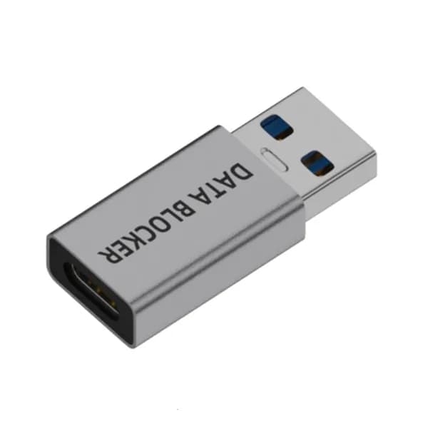 Универсальный USB-адаптер для зарядки, - A или C мужчина серебристого цвета