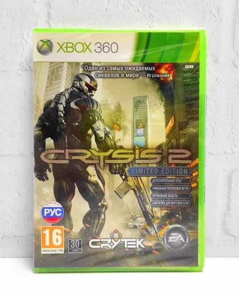 Crysis 2 limited Edition Полностью на русском Видеоигра на диске Xbox 360. Товар уцененный
