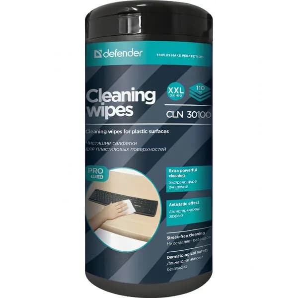 Влажные салфетки для ТВ Defender CLN 30100 Pro