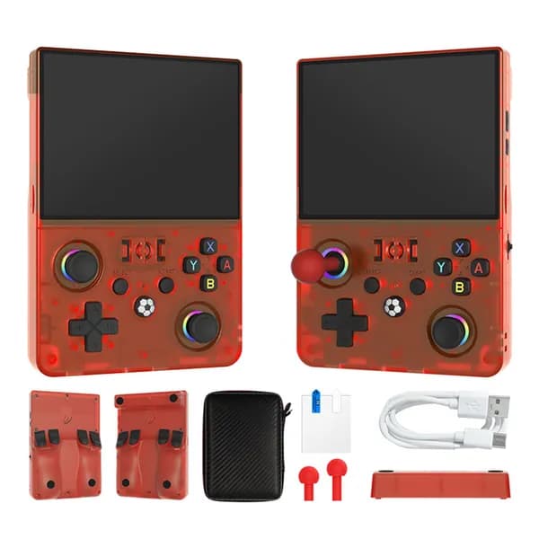 Портативная игровая консоль R36MAX2 с открытым исходным кодом, 4,5 IPS-экран, 128 ГБ
