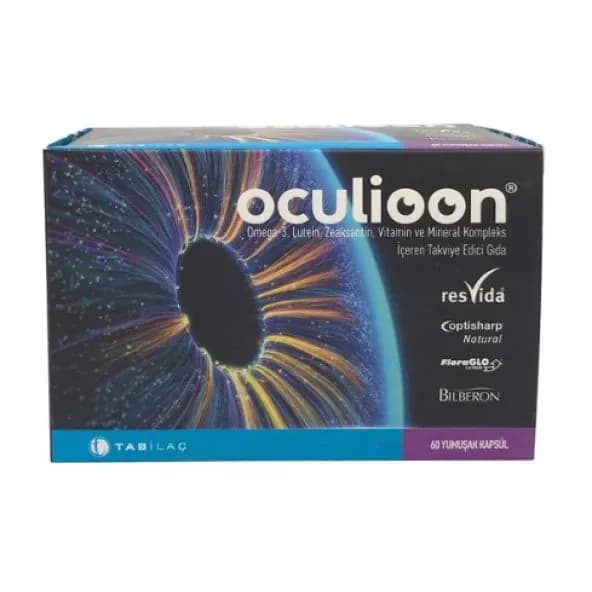 Oculioon Omega-3 лютеин зеаксантин витаминно-минеральный комплекс 60 капсул