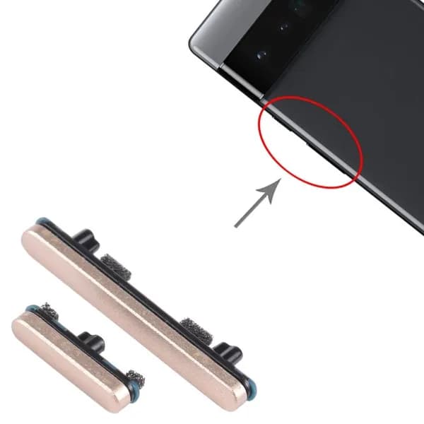 Для Google Pixel 6 Pro кнопка питания + кнопка управления кнопкой громкости (золотая)