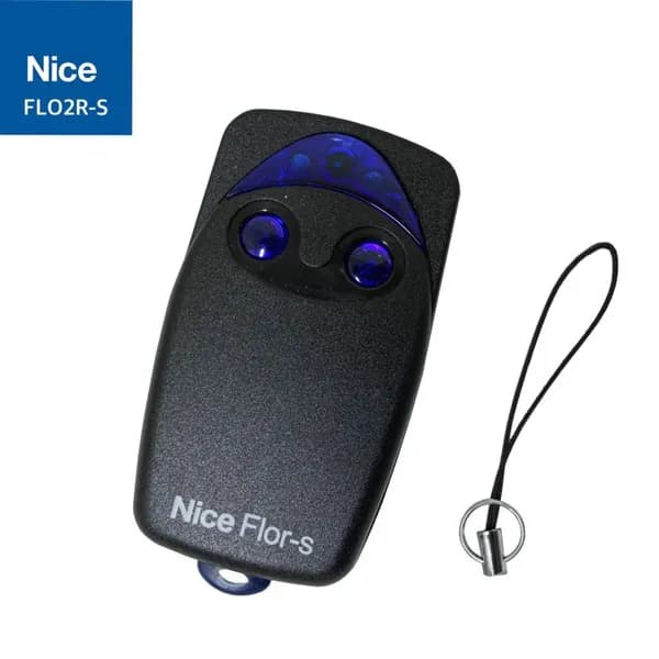 Пульт NICE FLO2R-S двухканальный для ворот и шлагбаумов, частота 433,92 МГц