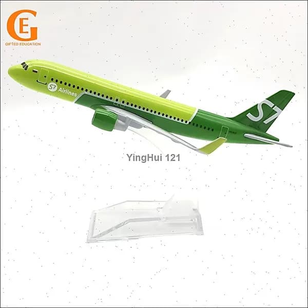 Металлическая Модель Самолета Аэробус 320, S7 Airlines А320