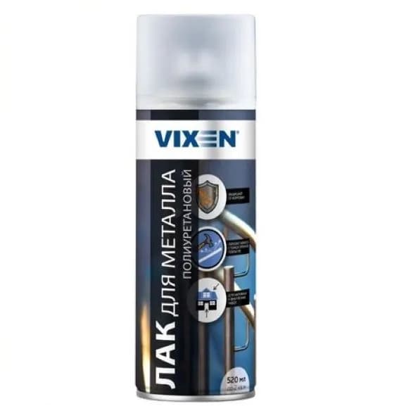 Лак для металла полиуретановый VIXEN 520мл.