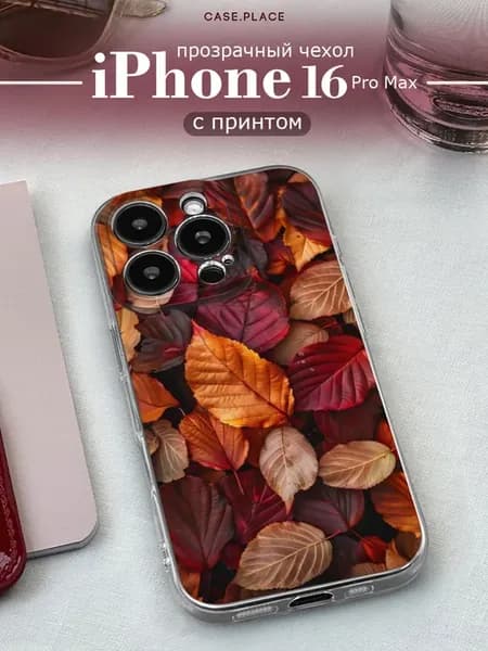 Чехол на iPhone 16 Pro Max осенний