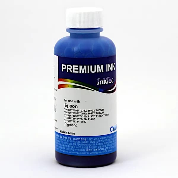 Чернила InkTec E0013-100MC Cyan для Epson T0682/T1032, (100мл) Pigment
