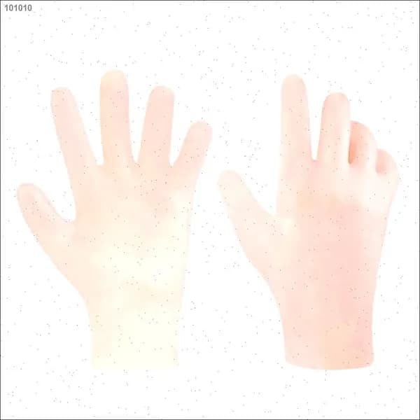 Перчатки косметические многоразовые для СПА процедур/Силиконовая маска для рук