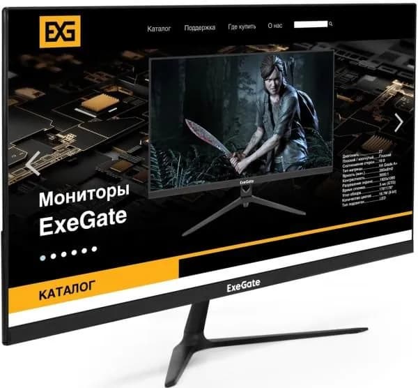 ExeGate 23.8" Монитор SmartView EP2407TA (EX295525RUS), IPS, 1920x1080, черный
