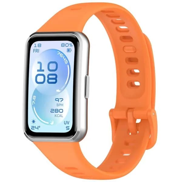 For Huawei Band 11 Pro / 11 xDfind Гладкий однотонный дышащий силиконовый ремешок для часов