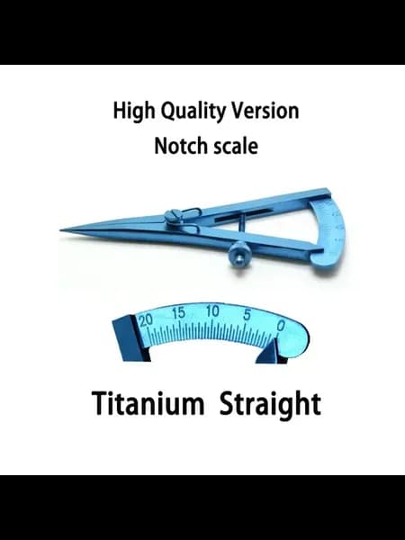 Штангенциркуль Castroviejo Titanium Straight