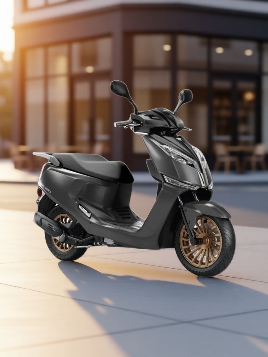 Скутер бензиновый VMC FORCE 121сс А1250 матовый черный без птс инжектор