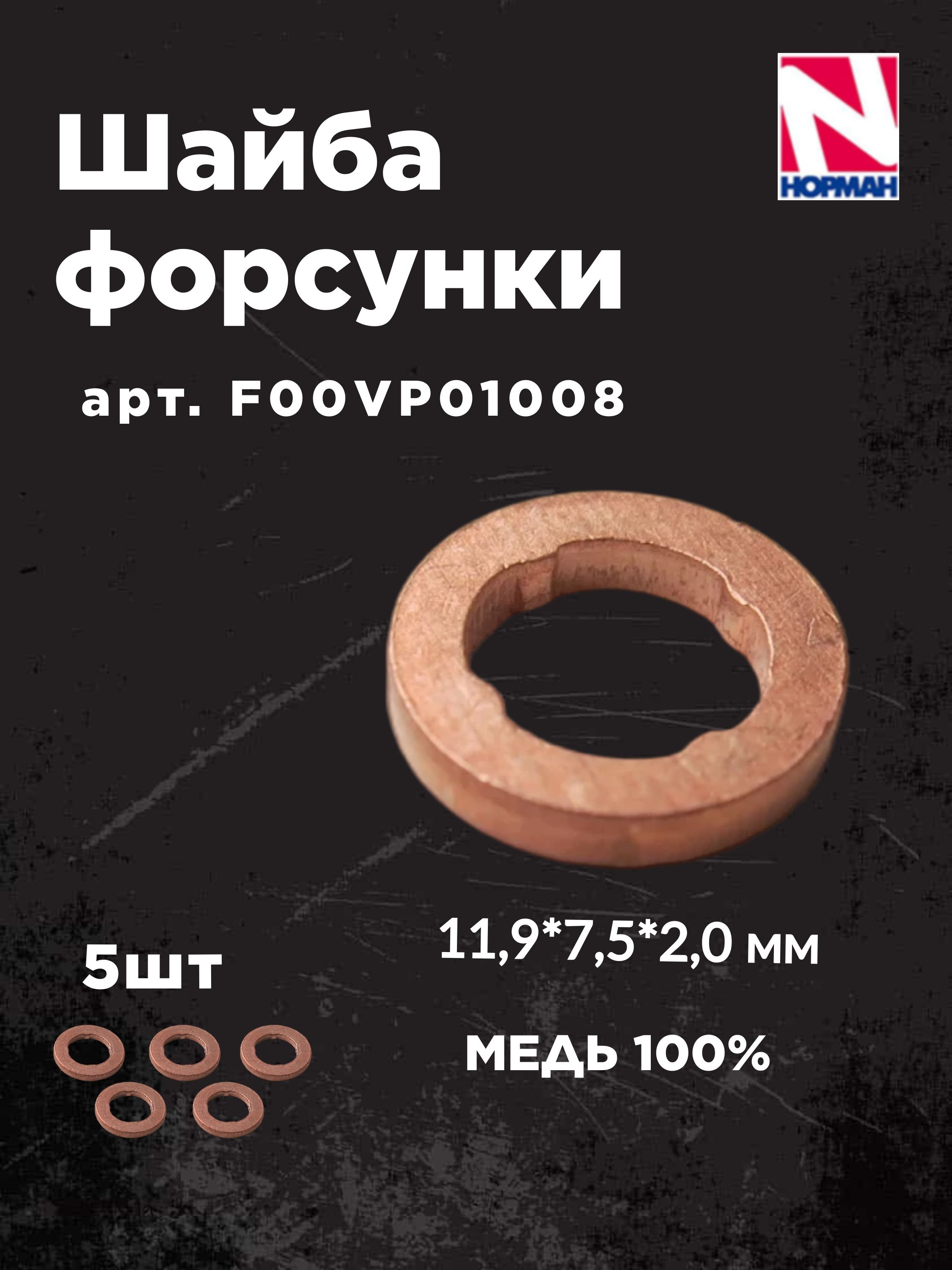 Шайба форсунки F00VP01008 (BOSCH)