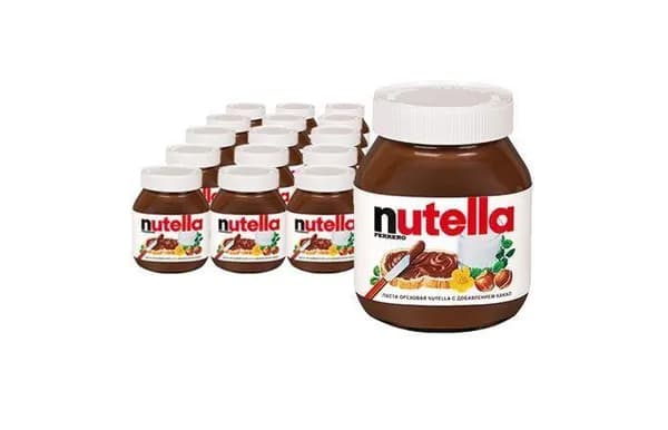 Ореховая паста Nutella, с добавлением какао, 350 г х 15 шт.