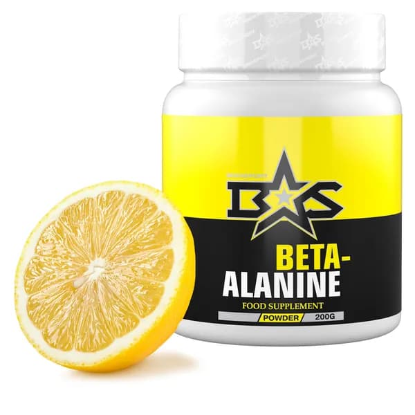 Бета-Аланин в порошке 200 г со вкусом лимона Binasport "Beta-Alanine Powder"