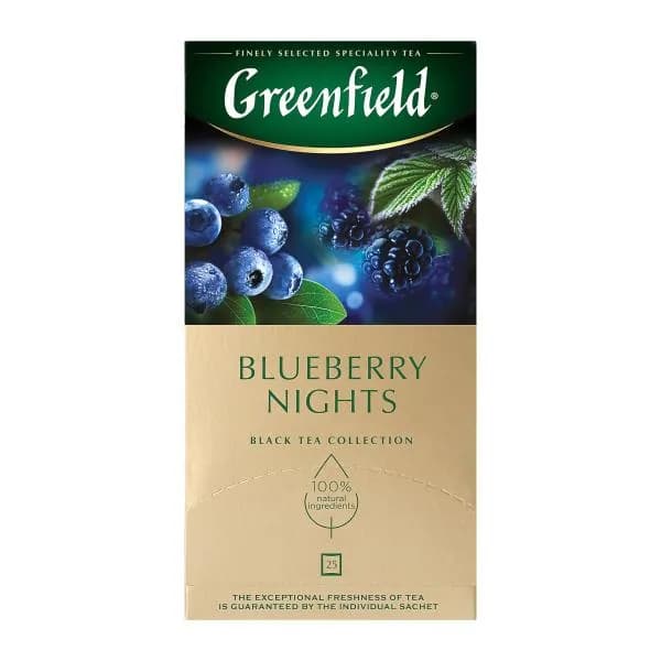 Чай черный Greenfield Blueberry Nights 25пак