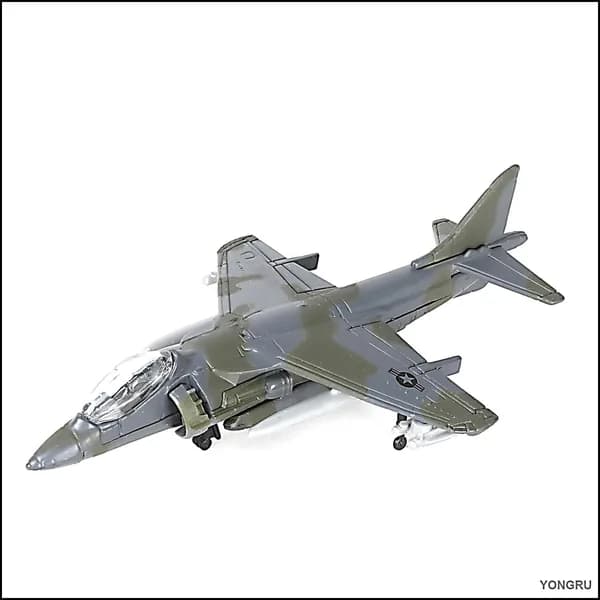 Модель AV 8B Harrier II, миниатюрный винтажный истребитель, идеально подходит для военных коллекций и декора пещер, культовая копия Jump Jet для декора стола, уникальный подарок для историков авиац