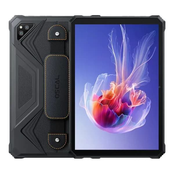 Blackview Планшет 10,1-дюймовый планшетный компьютер UNISOC Tiger T616 с восьмиядерным процессором емкостью 8 + 128 ГБ и емкостью 13000 мАч повышенной прочности, 10.1" 128 ГБ/128 ГБ, черный