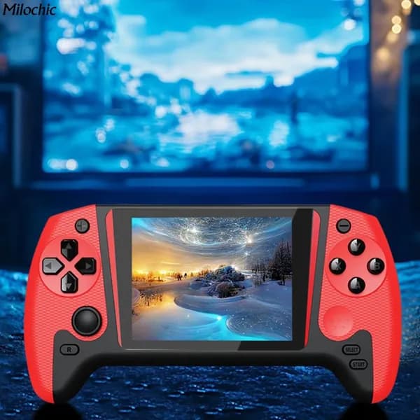 Портативная игровая консоль, 3,5-дюймовый ЖК-дисплей, портативный ретро-аркадный автомат начального уровня, материал ABS-пластик, поддержка телевизионной проекции, атмосфера семейных посиделок