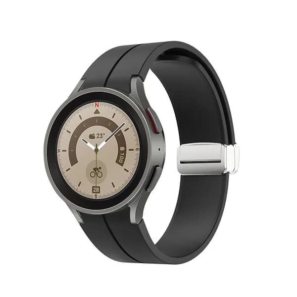 Силиконовый ремешок для Samsung Galaxy Watch 7 / Ремень для Гелакси Ватч 6 / 6 Classic 40 43 44 45 47 mm ; Браслет для Самсунг Галакси Вотч 5 / 5 Pro и Galaxy Watch 4 / 4 Classic 40 42 44 46 мм