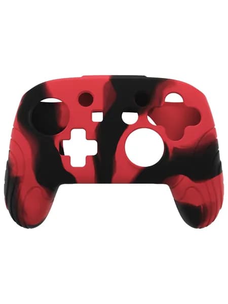 PlayVital Силиконовый защитный чехол Samurai Edition для контроллера Nintendo Switch Pro, эргономичный противоскользящий грип, мягкая защита корпуса, комплект с накладками на стики