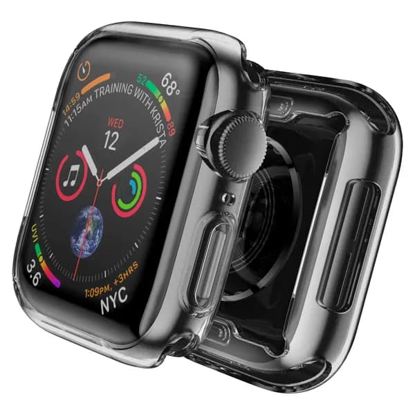 Чехол на смарт часы Apple Watch 1/2/3 с диагональю экрана 38 мм Luckroute - Противоударный бампер для умных часов с защитой от царапин, повреждений, падений, грязи и отпечатков - Защитный кейс