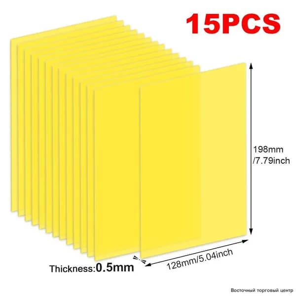 Стеклотекстолитовая эпоксидная пластина 0,5 мм 128x198 мм, желтая 3240 для сборки сердечников аккумуляторов LiFePO4 3.2V 90Ah 100Ah 105Ah, изоляционная термостойкая панель для мастера