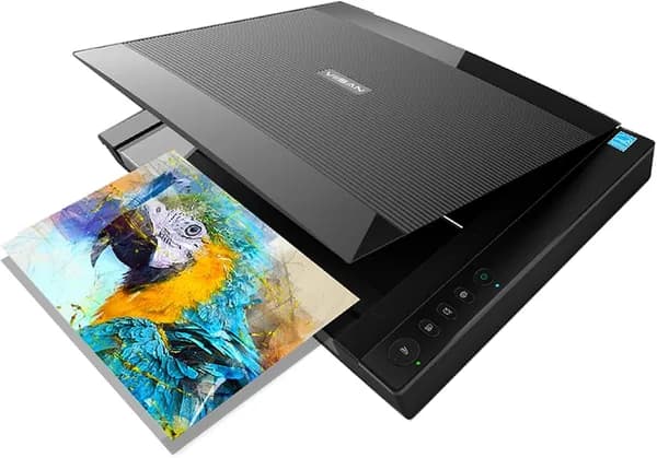 Viisan Сканер VIISAN VF3240 — широкоформатный планшетный сканер, формат A3, 2400 точек на дюйм, датчик CIS, безрамочный, автоматическое сканирование, сканер документов, фотографий и книг, поддерживает Windows и Mac, черный
