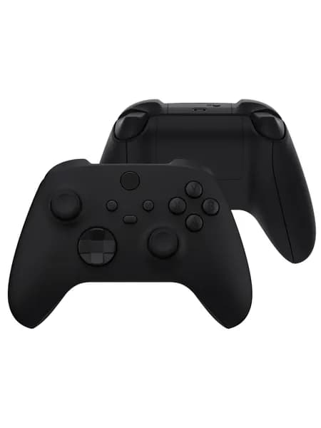 eXtremeRate полный набор корпусов и кнопок для Xbox Series X/S, черные сменные боковые рельсы, накладки, передняя и задняя панель, улучшенная защита и комфорт, без контроллера